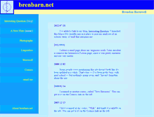 Tablet Screenshot of brenbarn.net